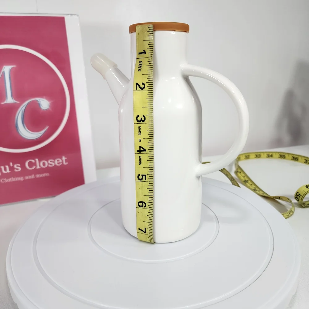 White Ceramic Oil Dispenser
